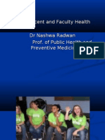 Adolescent and Faculty Health