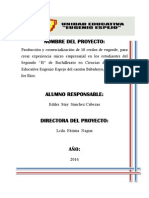 Proyecto Produccion y Comercializacion de Pollos