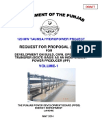 Request For Proposal (RFP) Taunsa 120 MW Project