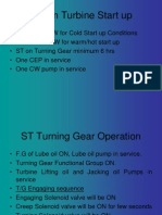 Steam Turbine Start Up