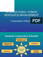 IHRM-Compensation & Benefits