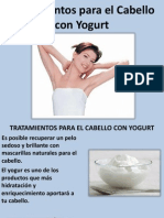 Tratamientos para El Cabello Con Yogurt