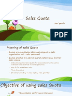 Sales Quota - All Types of Quota