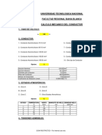 Hoja Excel Calculo Mecanico de Conductores Aereos