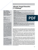 Allergic Fungal Sinusitis - CT Findings