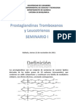 Prostaglandinas y Leucotrienos