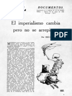 Eduardo Galeano - El Imperialismo Cambia Pero No Se Arrepiente (1970)