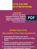 Principles of Epi