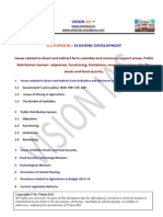 (Economic Development) Subsidies PDS Food Security