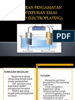 Laporan Pengamatan Penyepuhan Emas