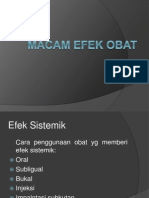 Macam Efek Obat