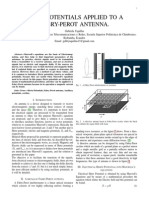 Hertz Potentials Applied To A Fabry-Perot Antenna