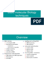 Basic Molecular Biology Techniques