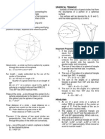 Spherical Trigonometry