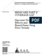 GAO Report - Part D Coverage Gap