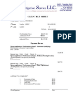 Lawrence Breedlove Fee Agreement