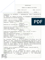 Existencia y Reperesentacion Legal o Inscripcion de Documentos Registro Mer0