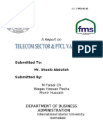 Telecom Sector and PTCL Valuation