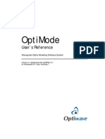 OptiMode User Reference