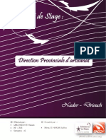 Rapport de Stage Direction Provinciale D'artisanat