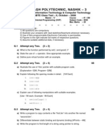 Class Test II 2008-2009