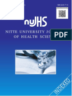 Nitte University Journal March 2013