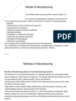 Methods Manufacturing