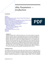 Hansen Solubility Parameter