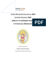 Jupiter Transit 2009 Report-Parihara