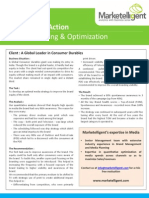 Analytics in Action - How Marketelligent Helped A CPG Company Optimize Its Media Planning