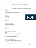 Procedimiento de Trabajo Seguro Andamios Colgantes