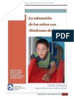 La Educación de Niños Con Sindrome de Down