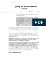 Designing The Infrared Emitter Circuit: LED Characteristics