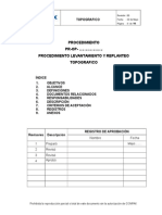 Procedimiento Levantamiento y Replanteo Topografico