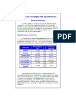 Urgencias y Emergencias Hipertensivas