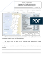 A.1.1 - Ficha de Trabalho - Distribuição Da População Mundial