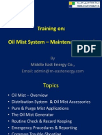 Oil Mist Training - Maintenance Level