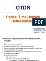 Optical Time Domain Reflectometer: Presented by - Payal Prasad - Priya Sinha