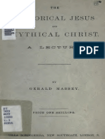 The Historical Jesus and Mythical Christ-A Lecture-Gerald Massey