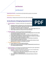 Chapter 13 - Organizational Structure