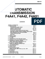 Mitsubish Manuals Transmission