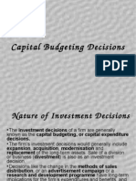 Capital Budgeting