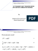 The Simulation of Transient Heat Transfer Within Piston in Spark Ignition Combustion Engines