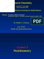 General Chemistry: Dr. Rabih O. Al-Kaysi Ext: 47247 Email: Kaysir@ksau-Hs - Edu.sa