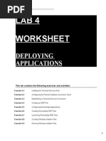 Lab 4 Worksheet: Deploying Applications