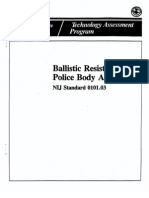 Ballistic Resistance of Police Body Armor (NIJ Standard 0101.03)