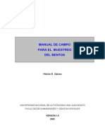 Manual de Campo para El Muestreo de Bentos - Universidad Nacional de La Patagonia San Juan Bosco