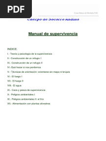 Manual Supervivencia+y+montañismo - Desbloqueado