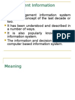 Management Information System