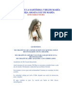 Mensaje de La Santísima Virgen María A Luz de Maria Marzo 2011